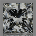 Natural Diamond 0.90 Carats, Princess with  Cut, I Color, VS1 Clarity and Certified by GIA