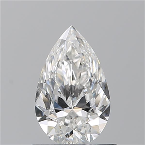 Picture of Natural Diamond 0.90 Carats, Pear with  Cut, F Color, SI2 Clarity and Certified by GIA