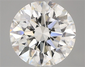 Picture of Lab Grown Diamond 2.04 Carats, Round with Ideal Cut, F Color, VVS1 Clarity and Certified by IGI