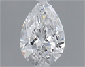 Natural Diamond 0.40 Carats, Pear with  Cut, D Color, VS2 Clarity and Certified by GIA