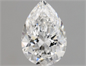 Natural Diamond 0.70 Carats, Pear with  Cut, E Color, SI2 Clarity and Certified by GIA