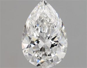 Picture of Natural Diamond 0.70 Carats, Pear with  Cut, E Color, SI2 Clarity and Certified by GIA