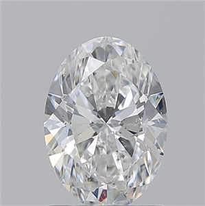 Picture of Natural Diamond 1.23 Carats, Oval with  Cut, E Color, SI2 Clarity and Certified by GIA
