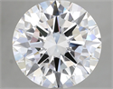 Lab Grown Diamond 6.03 Carats, Round with Excellent Cut, F Color, VVS2 Clarity and Certified by IGI