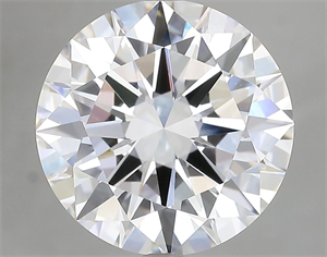 Picture of Lab Grown Diamond 6.03 Carats, Round with Excellent Cut, F Color, VVS2 Clarity and Certified by IGI