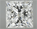 Diamante Natural 1.00 quilates, Princesa , Color H, claridad VVS2 y certificado GIA