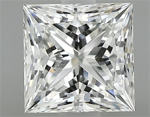 Foto Diamante Natural 1.00 quilates, Princesa , Color H, claridad VVS2 y certificado GIA de