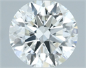 Natural Diamond 3.80 Carats, Round with Excellent Cut, I Color, VVS1 Clarity and Certified by IGI