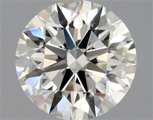 Picture of Natural Diamond 1.00 Carats, Round with Excellent Cut, J Color, VVS2 Clarity and Certified by GIA