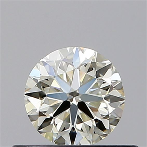 Picture of Natural Diamond 0.41 Carats, Round with Very Good Cut, N Color, VVS2 Clarity and Certified by GIA