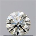 Diamante Natural 0.41 quilates, Redondo , Color N, claridad VVS2 y certificado GIA