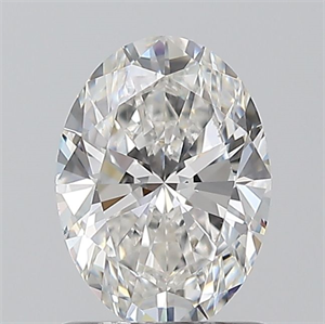 Foto Diamante Natural 1.01 quilates, Ovalado , Color F, claridad VS2 y certificado GIA de