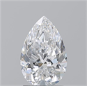Diamante Natural 1.70 quilates, De pera , Color D, claridad VS1 y certificado GIA