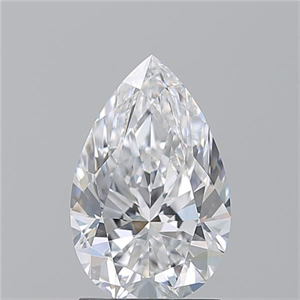 Foto Diamante Natural 1.70 quilates, De pera , Color D, claridad VS1 y certificado GIA de