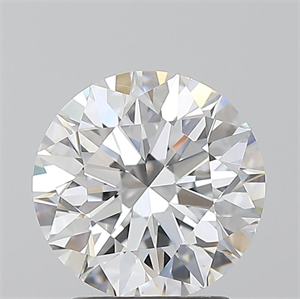 Picture of Natural Diamond 2.01 Carats, Round with Excellent Cut, D Color, VS2 Clarity and Certified by GIA