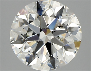 Picture of Natural Diamond 3.00 Carats, Round with Excellent Cut, I Color, SI2 Clarity and Certified by GIA