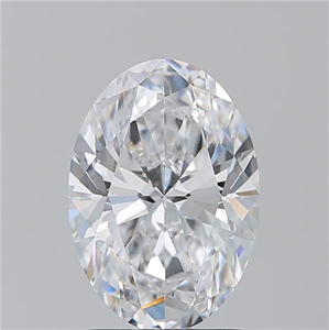 Foto Diamante Natural 2.01 quilates, Ovalado , Color D, claridad SI1 y certificado GIA de