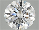 Lab Grown Diamond 3.06 Carats, Round with Ideal Cut, D Color, VVS2 Clarity and Certified by IGI