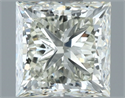 Natural Diamond 1.01 Carats, Princess with  Cut, K Color, VS1 Clarity and Certified by IGI