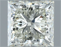 Natural Diamond 1.01 Carats, Princess with  Cut, K Color, VS1 Clarity and Certified by IGI