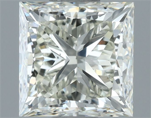 Picture of Natural Diamond 1.01 Carats, Princess with  Cut, K Color, VS1 Clarity and Certified by IGI