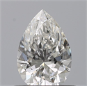 Diamante Natural 0.53 quilates, De pera , Color F, claridad VVS1 y certificado GIA