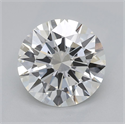 Natural Diamond 1.50 Carats, Round with Excellent Cut, H Color, SI1 Clarity and Certified by GIA
