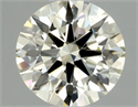 Natural Diamond 0.47 Carats, Round with Excellent Cut, L Color, VS2 Clarity and Certified by GIA