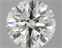 Natural Diamond 0.71 Carats, Round with Excellent Cut, I Color, IF Clarity and Certified by IGI