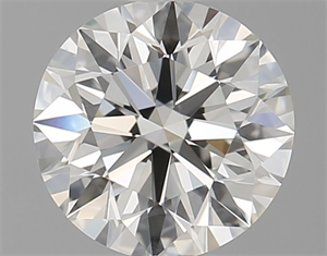 Picture of Natural Diamond 0.71 Carats, Round with Excellent Cut, I Color, IF Clarity and Certified by IGI