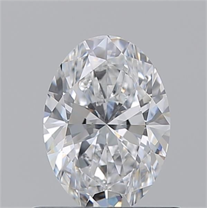 Picture of Natural Diamond 0.72 Carats, Oval with  Cut, D Color, VVS2 Clarity and Certified by GIA