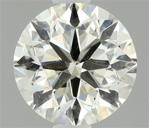 Picture of Natural Diamond 0.78 Carats, Round with Excellent Cut, J Color, SI2 Clarity and Certified by IGI