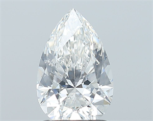 Picture of Natural Diamond 1.21 Carats, Pear with  Cut, G Color, SI2 Clarity and Certified by GIA