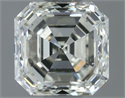 Natural Diamond 1.00 Carats, Asscher with  Cut, I Color, SI1 Clarity and Certified by IGI