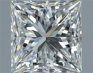 Foto Diamante Natural 0.90 quilates, Princesa , Color G, claridad VVS2 y certificado GIA de