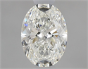 Diamante Natural 0.61 quilates, Ovalado , Color H, claridad VVS2 y certificado GIA