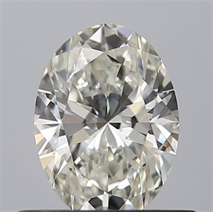 Picture of Natural Diamond 0.50 Carats, Oval with  Cut, G Color, VS1 Clarity and Certified by IGI