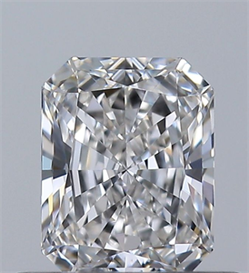 Picture of Natural Diamond 0.50 Carats, Radiant with  Cut, F Color, IF Clarity and Certified by GIA