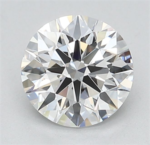 Picture of Lab Grown Diamond 1.48 Carats, Round with Excellent Cut, D Color, FL Clarity and Certified by GIA