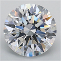 Del inventario de diamantes de laboratorio, 2.03 quilates, Redondo , Color E, claridad VS1 y certificado IGI