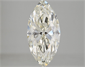 Natural Diamond 3.01 Carats, Marquise with  Cut, I Color, VVS2 Clarity and Certified by IGI