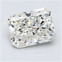 1.50 Carats, Radiant Diamond with  Cut, I Color, VS2 Clarity and Certified by GIA