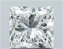 Natural Diamond 1.01 Carats, Princess with  Cut, I Color, VS2 Clarity and Certified by GIA