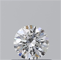 Diamante Natural 0.50 quilates, Redondo , Color E, claridad VVS1 y certificado GIA