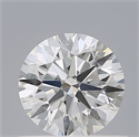 Natural Diamond 0.70 Carats, Round with Excellent Cut, F Color, IF Clarity and Certified by IGI
