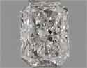 Natural Diamond 0.31 Carats, Radiant with  Cut, F Color, I1 Clarity and Certified by IGI