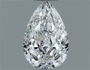 Foto Diamante Natural 0.51 quilates, De pera , Color E, claridad SI1 y certificado GIA de