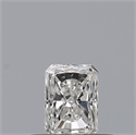 Diamante Natural 0.25 quilates, Radiante , Color F, claridad VS1 y certificado GIA