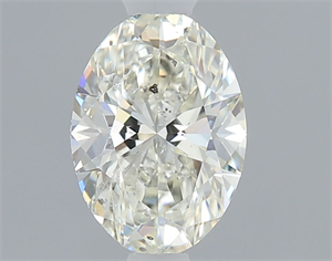 Picture of Natural Diamond 0.70 Carats, Oval with  Cut, K Color, SI2 Clarity and Certified by GIA