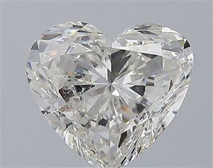 Picture of Natural Diamond 2.50 Carats, Heart with  Cut, H Color, SI2 Clarity and Certified by GIA